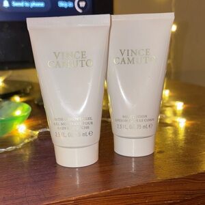 Vince Camuto White Bath and Body Duo